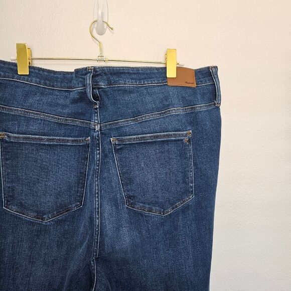 NWOT Madewell Button Fly 9" Mid-Rise Skinny Medium Wash Denim Jeans Women's 37 - Picture 8 of 9